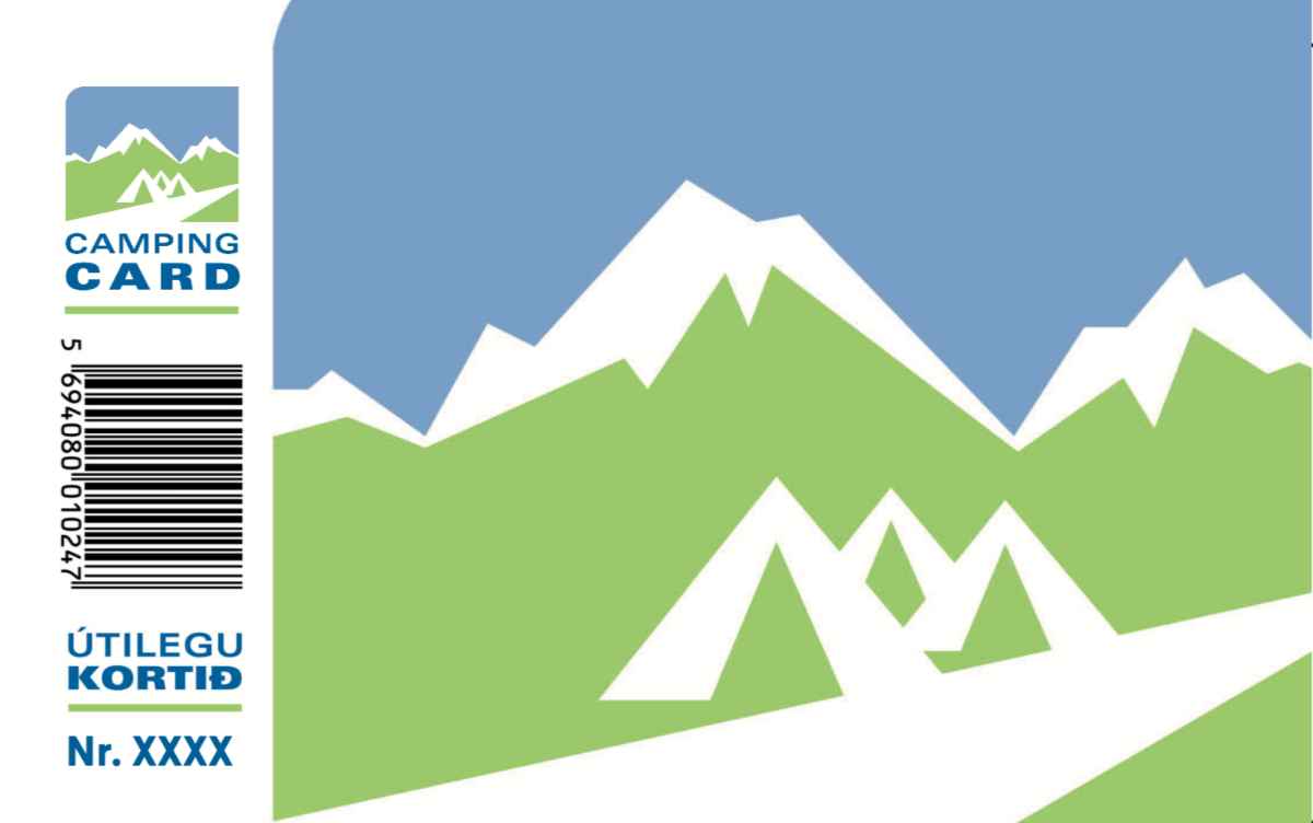 Iceland Camping Card main face
