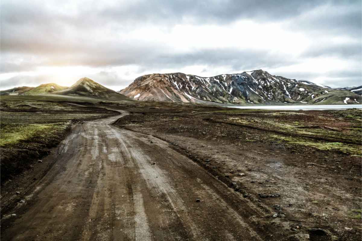 F288  heading to Landmannalaugar in Iceland
