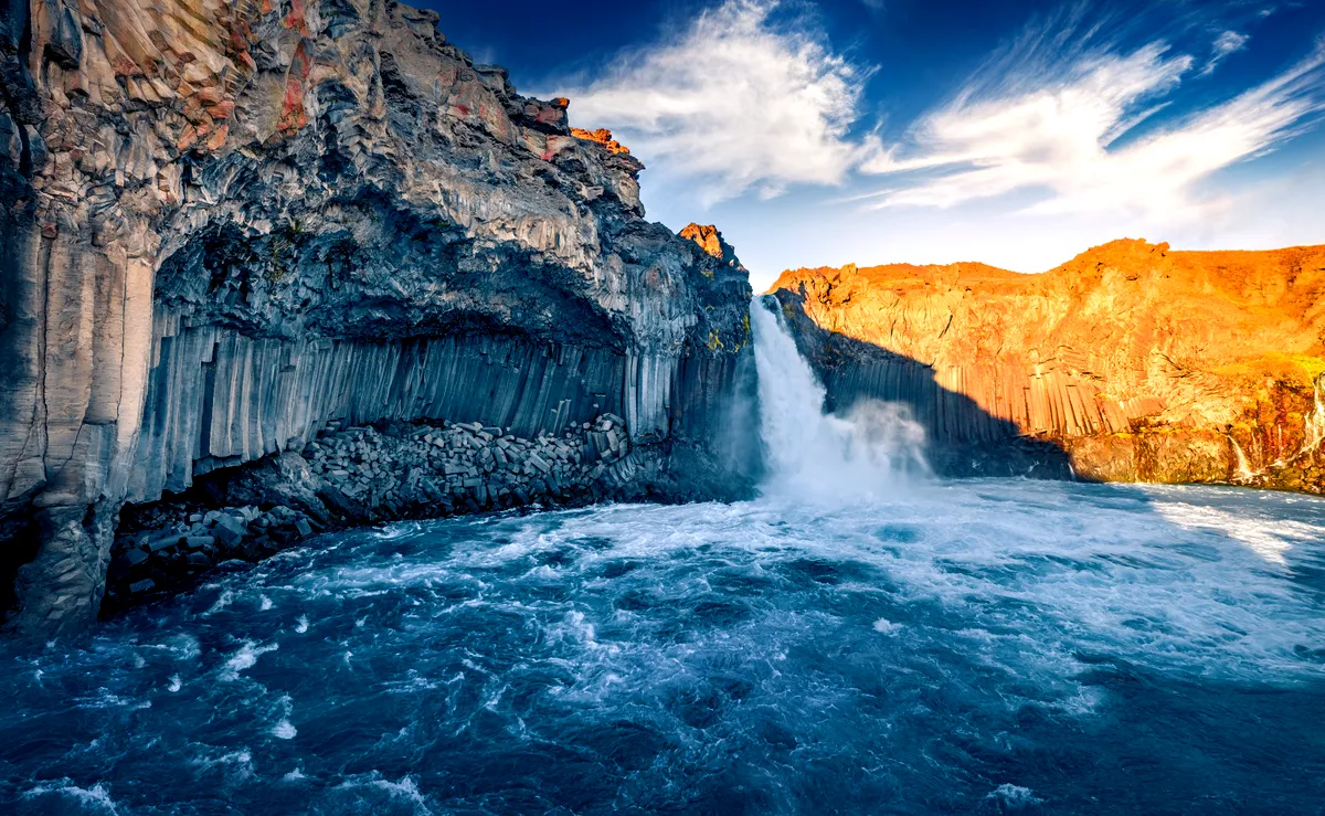 Aldeyjarfoss Waterfall