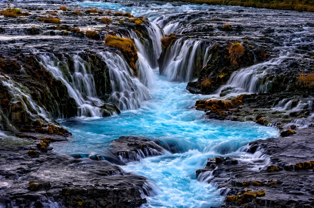 Bruarfoss Waterfall
