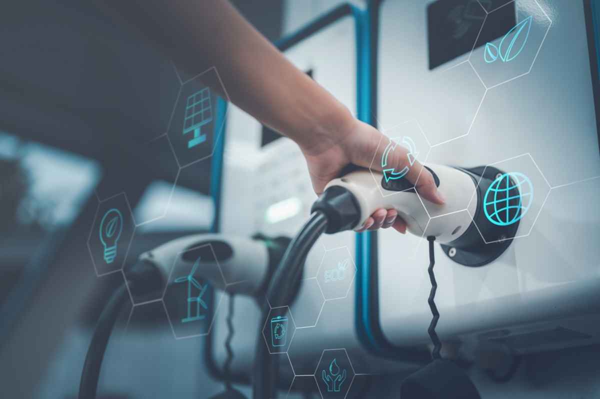 Borne de recharge pour voiture électrique